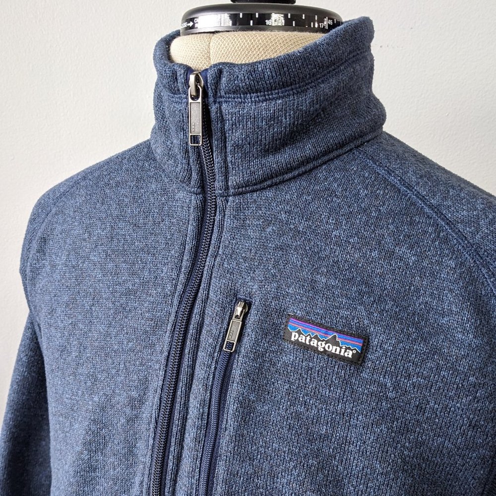 Patagonia Better Sweater New Navy Fleece Quarter Zip Jacket Medium